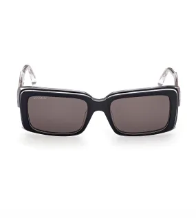 Maxmara Women's Dark Grey Square Sunglasses