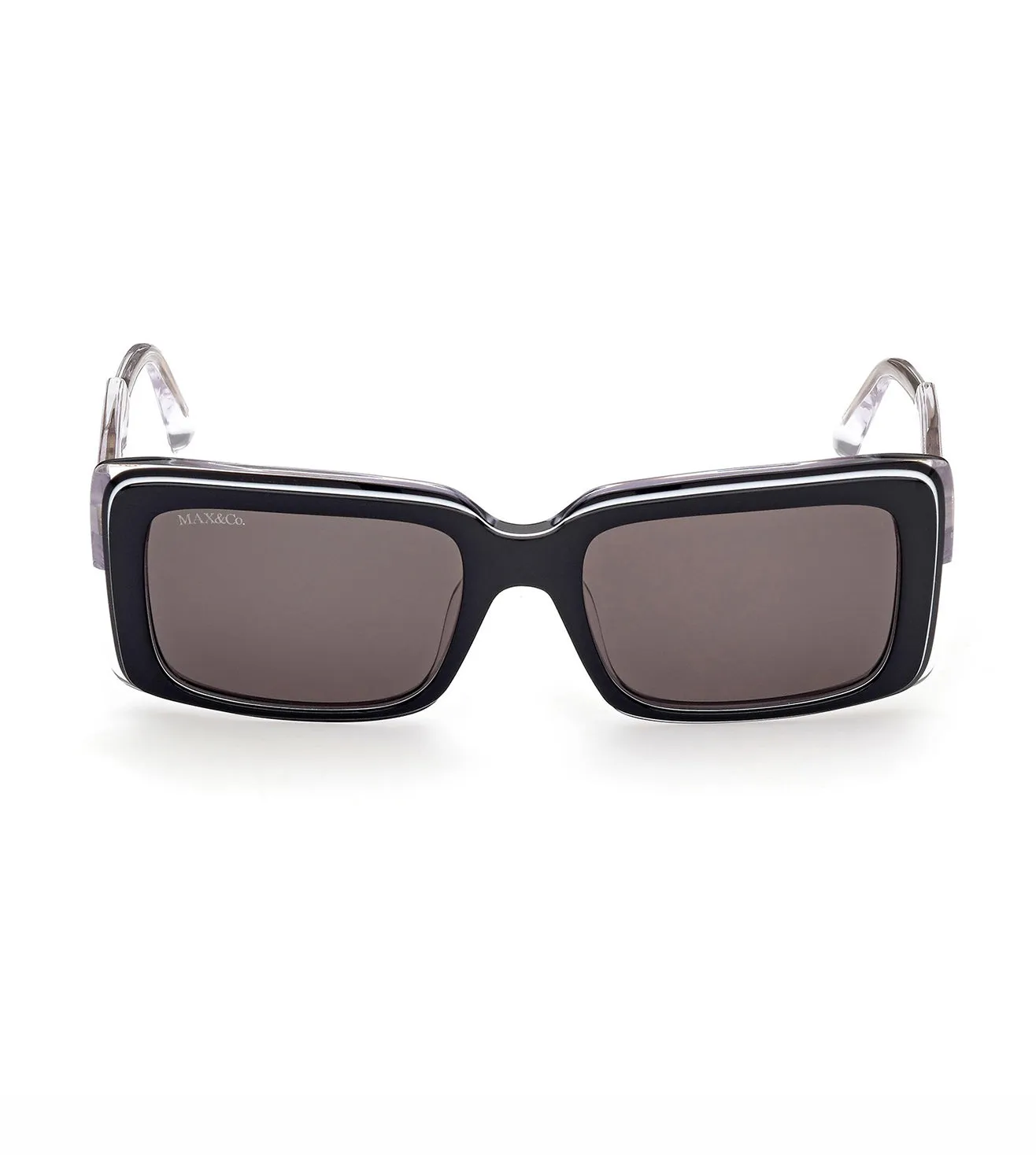 Maxmara Women's Dark Grey Square Sunglasses