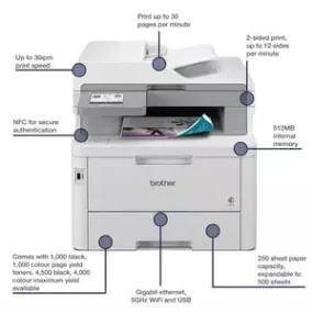 Mfc-L8390cdw Laser Aio/Mfp Led