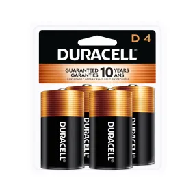 MN1300R4Z17 Duracell, MN1300 Alkaline Battery, D, Coppertop, 4PK