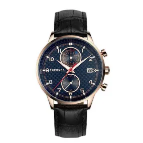 Montre Luxury Genuine Leather Strap Watch