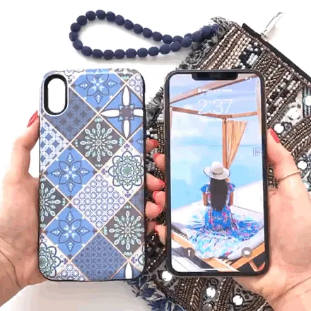 Mosaic Tile Battery Power Phone Case