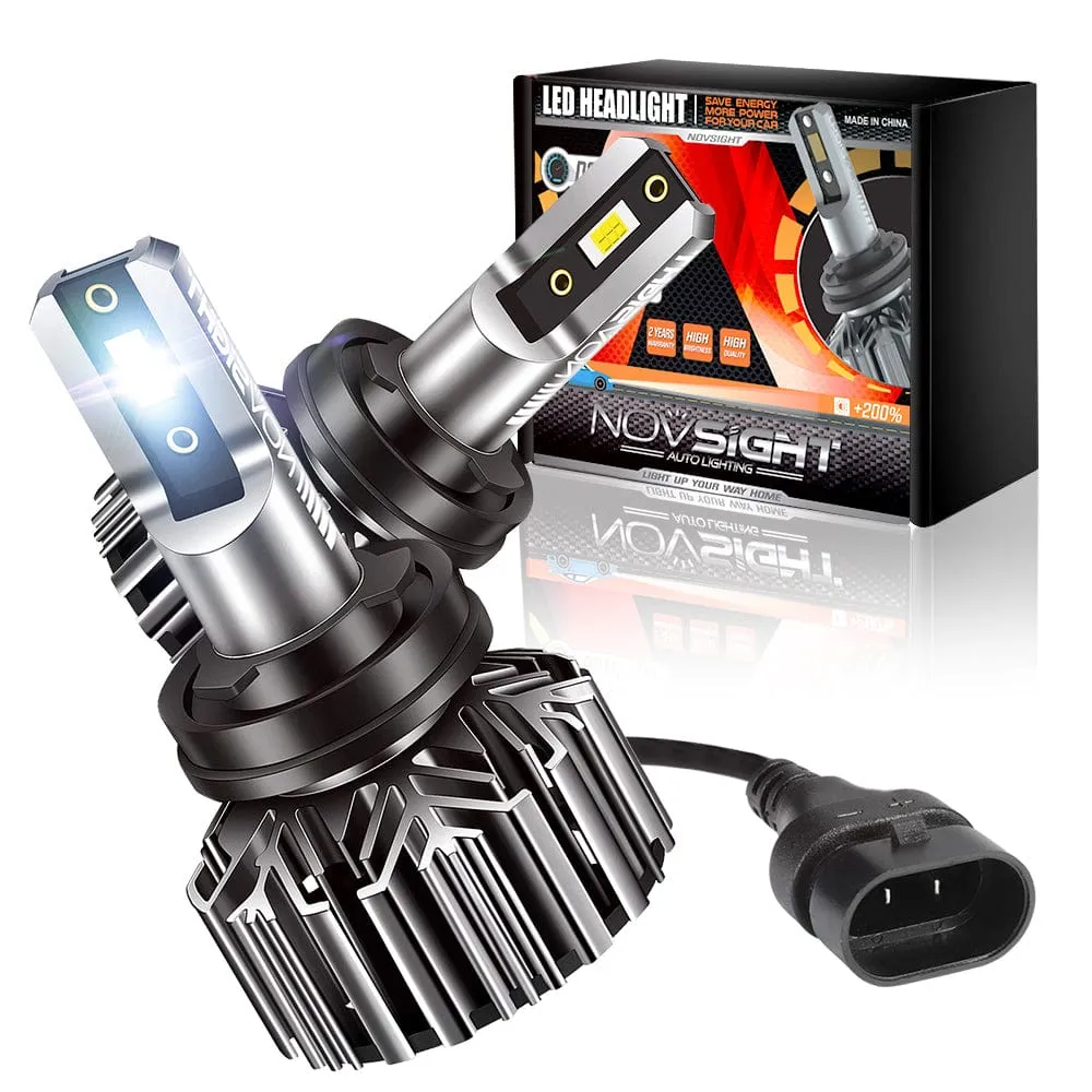 N11 Standard Series | H4 H7 H11 H13 9004 9005 9006 9007 9012 LED Bulbs Cost-Effective 60W 13000LM 6500K White | 2 Bulbs