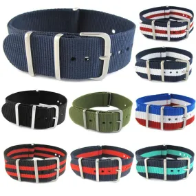 Nato Nylon Watch Straps Compatible with the Oppo Watch 2 46mm