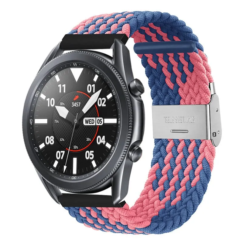 Nylon Braided Loop Watch Straps Compatible with the Oppo Watch 3 Pro