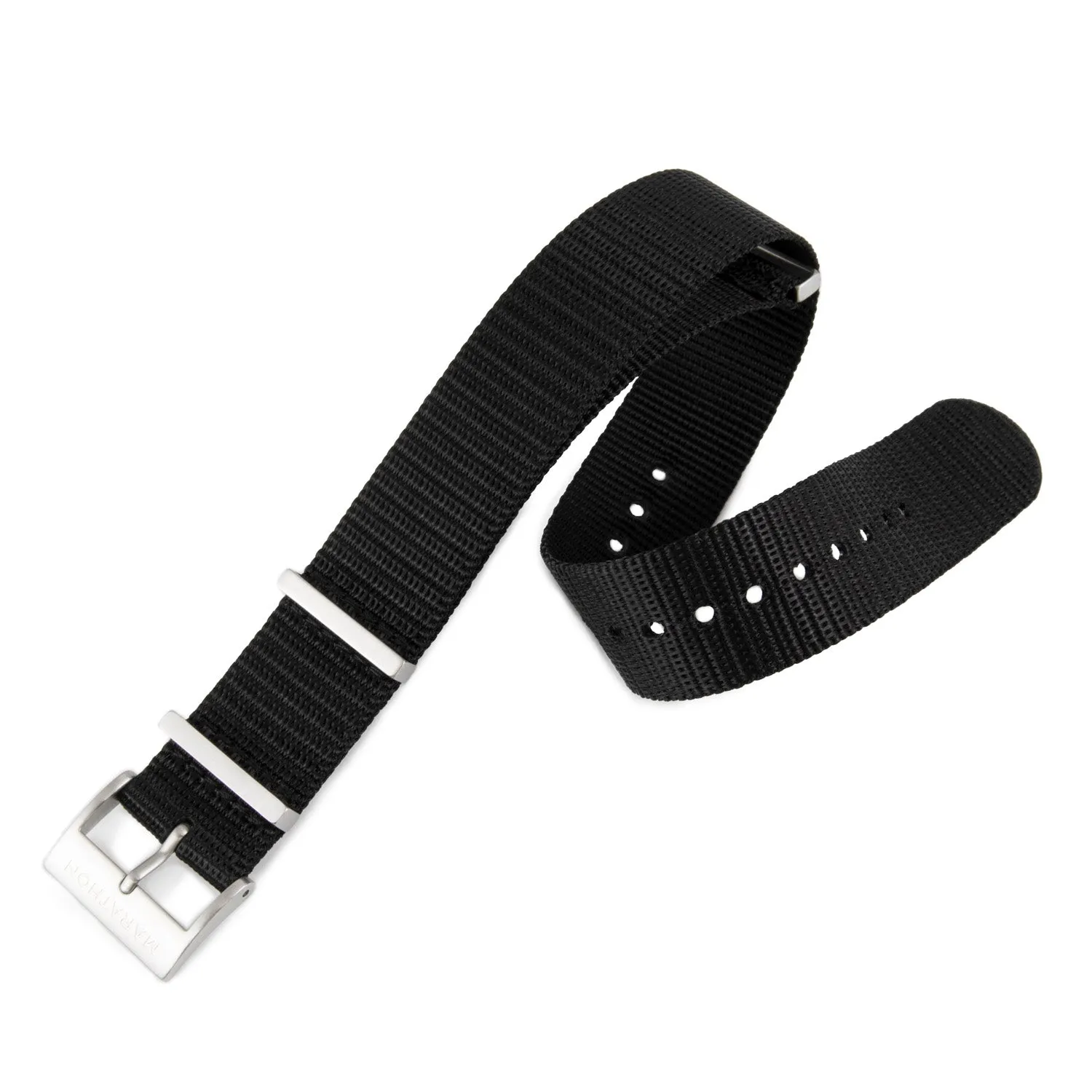 Nylon DEFSTAN Strap, Black, 22mm