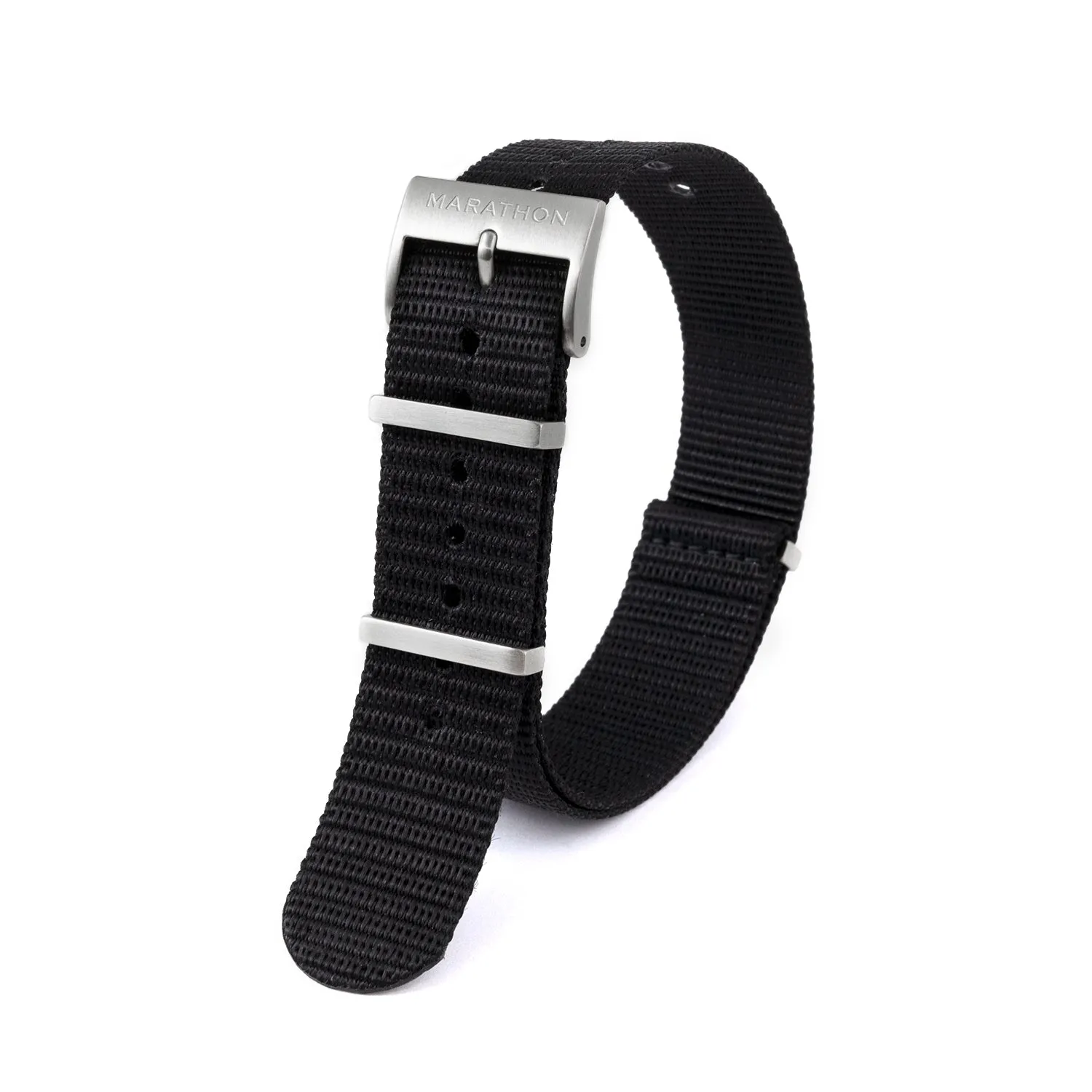 Nylon DEFSTAN Strap, Black, 22mm