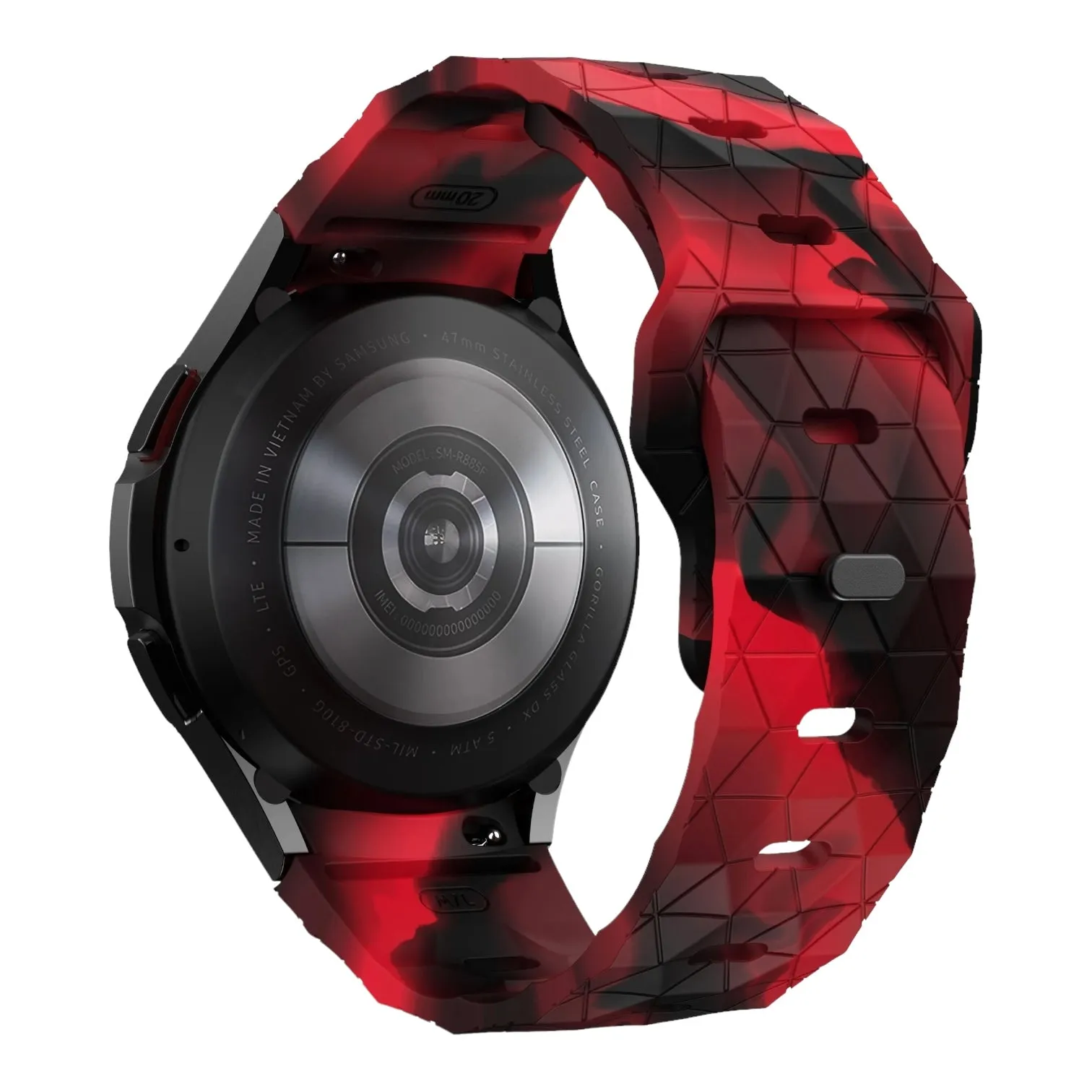 OnePlus Watch compatible Silicone Football Pattern Watch Straps