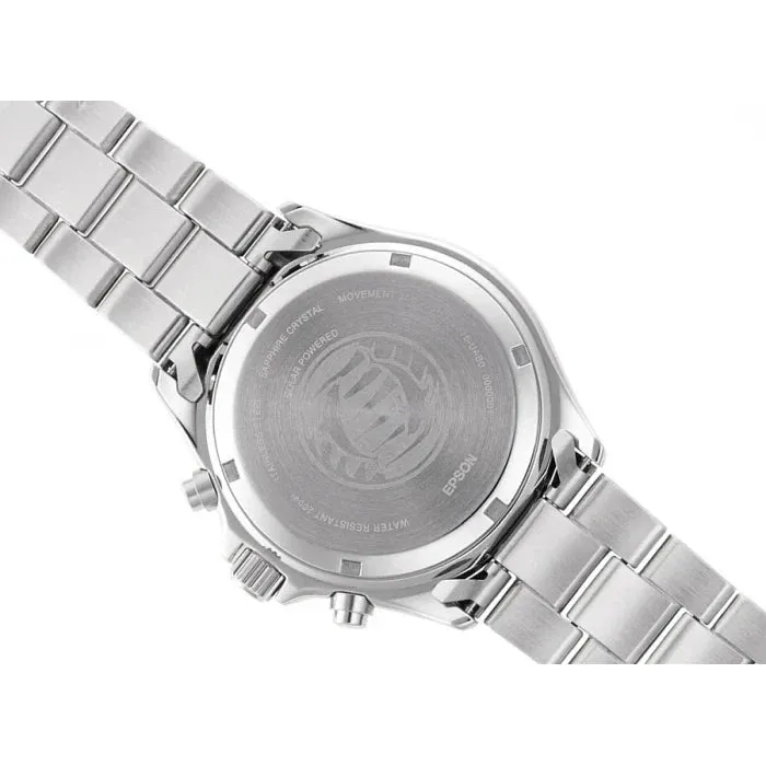 Orient Mako Solar Men's Silver Watch RA-TX0202B10B