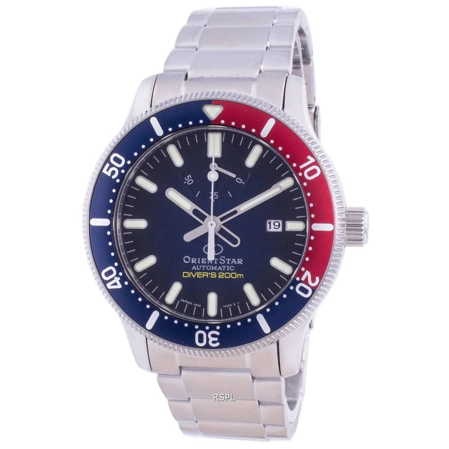 Orient Star Diver's Men's Silver Watch RE-AU0306L00B