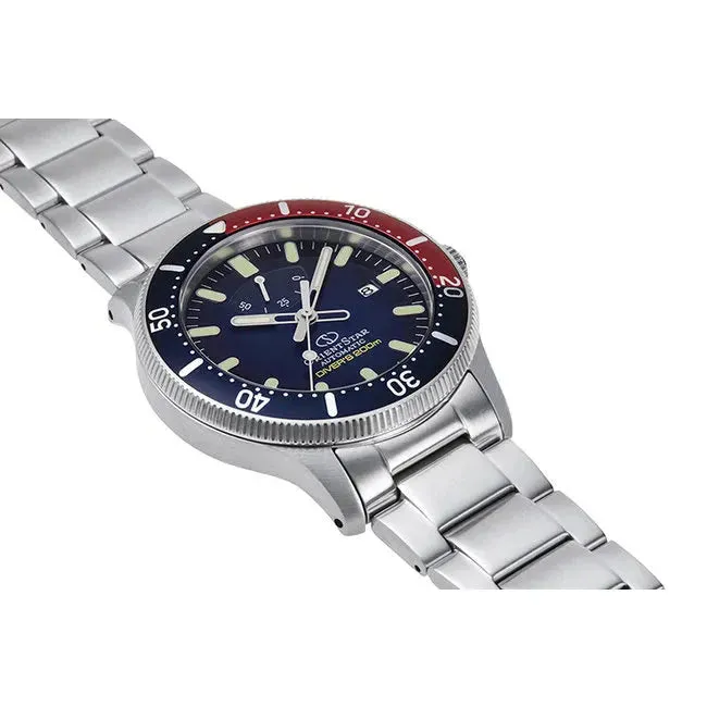 Orient Star Diver's Men's Silver Watch RE-AU0306L00B