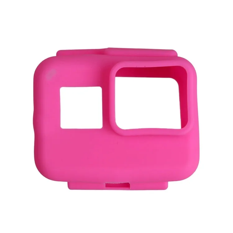 Original for GoPro HERO5 Silicone Border Frame Mount Housing Protective Case Cover Shell(Pink)