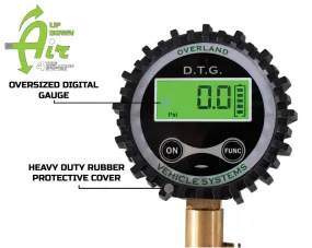 Overland Vehicle Systems Digital Tire Gauge w/ Valve Kit