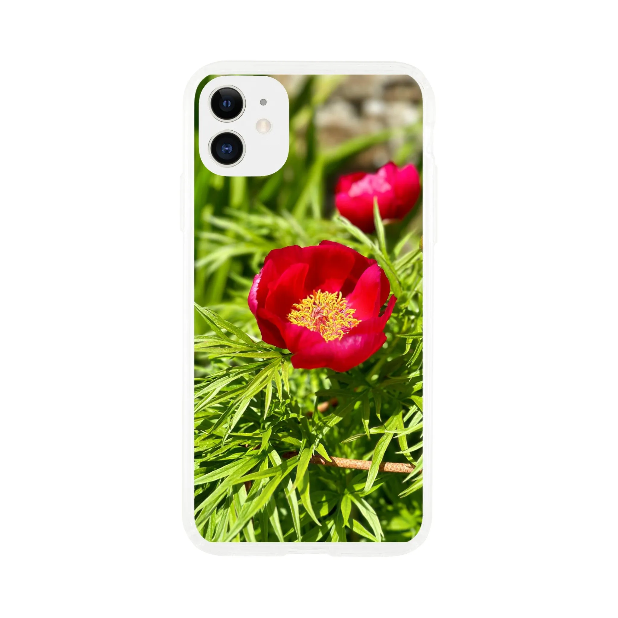 Peonie Clear Case Mobile Phone