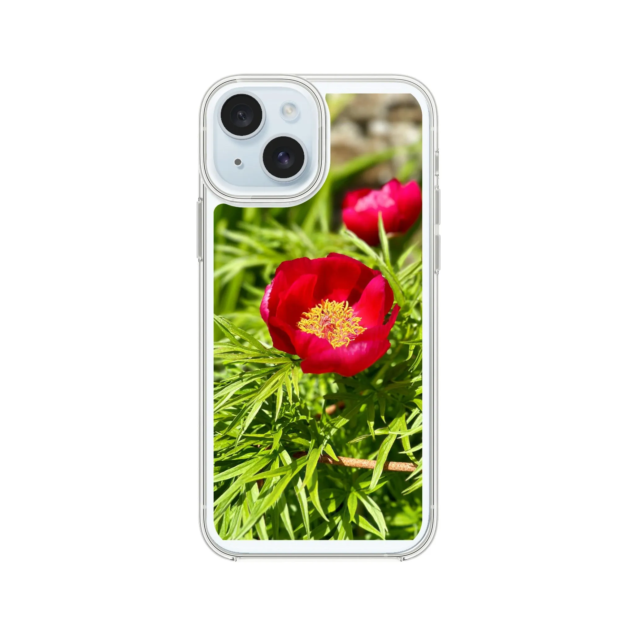 Peonie Clear Case Mobile Phone