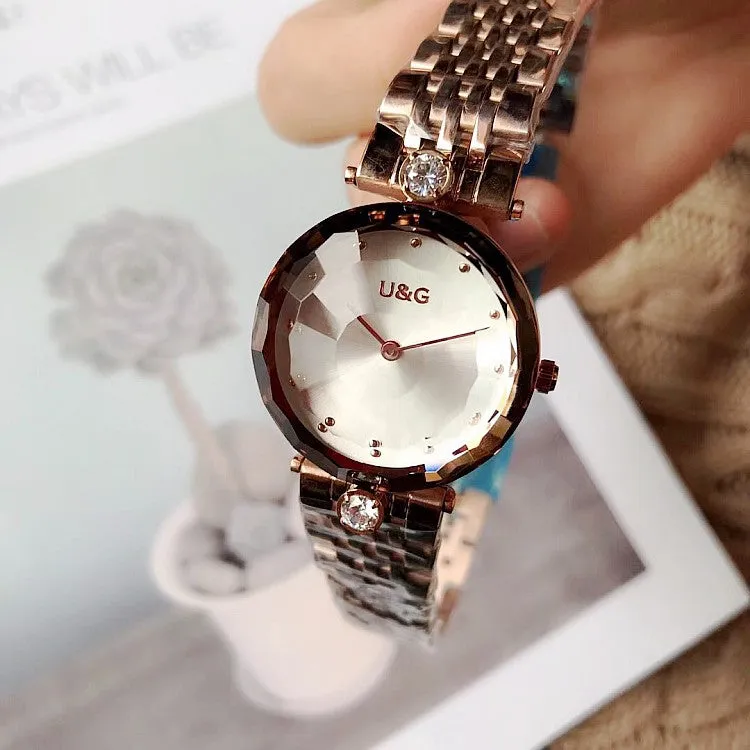 Personality Stainless Steel Strap Women's Watch