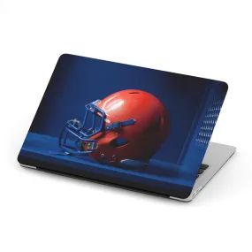 Personalized Macbook Hard Shell Case - Football Helmet