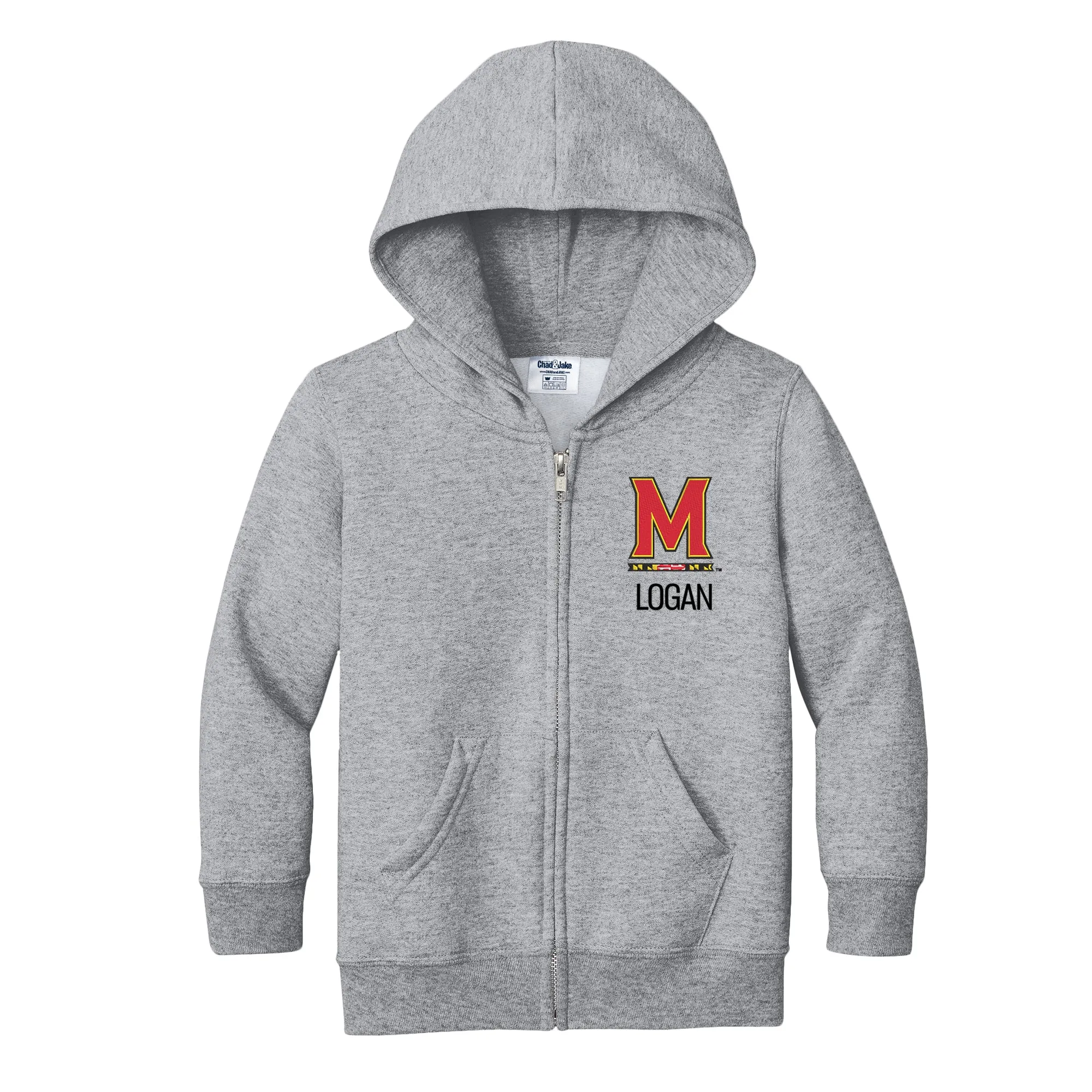 Personalized Maryland Terrapins M Toddler Full-Zip Sweatshirt