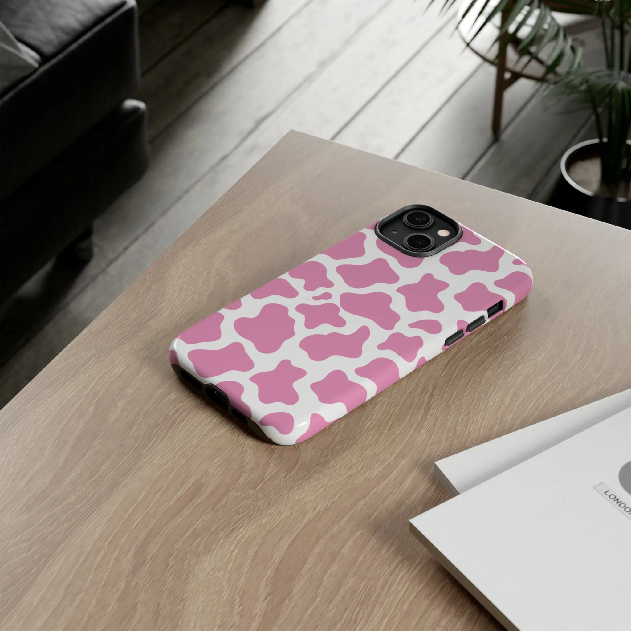 Pink Cow Phone Case