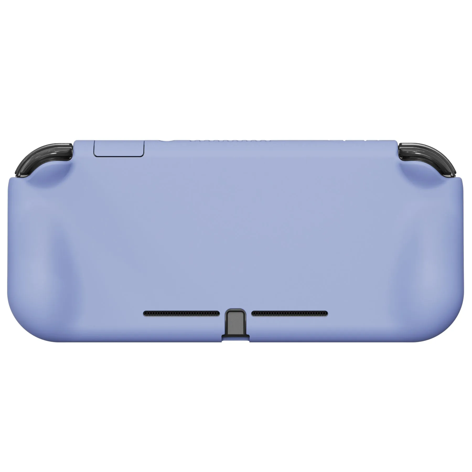 PlayVital ZealProtect Protective Case for Nintendo Switch Lite, Hard Shell Ergonomic Grip Cover for Nintendo Switch Lite with Screen Protector & Thumb Grip Caps & Button Caps - Light Violet - PSLYP3004