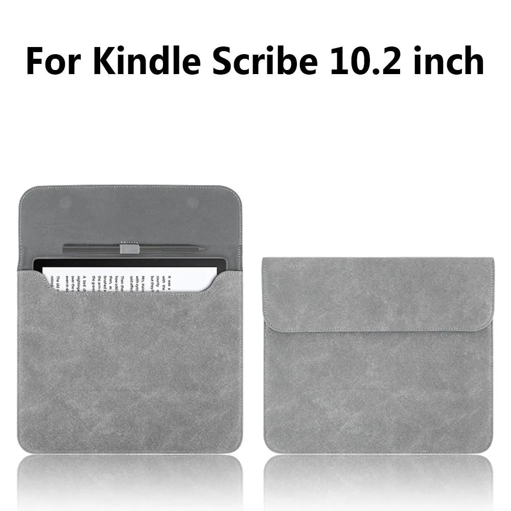 PU Leather Water Resistant Protective Pouch Ultra Thin Carrying Bag For Kindle Scribe 10.2