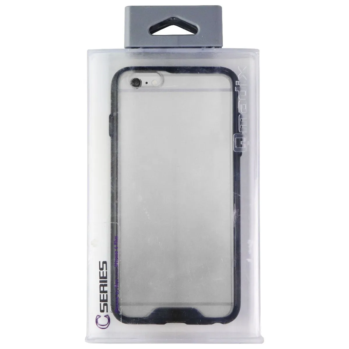 Qmadix C Series Hard Case for Apple iPhone 6s Plus / 6 Plus - Smoke Black/Clear