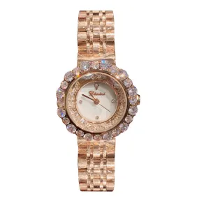 Quicksand Dial Rhinestone Women's Watch