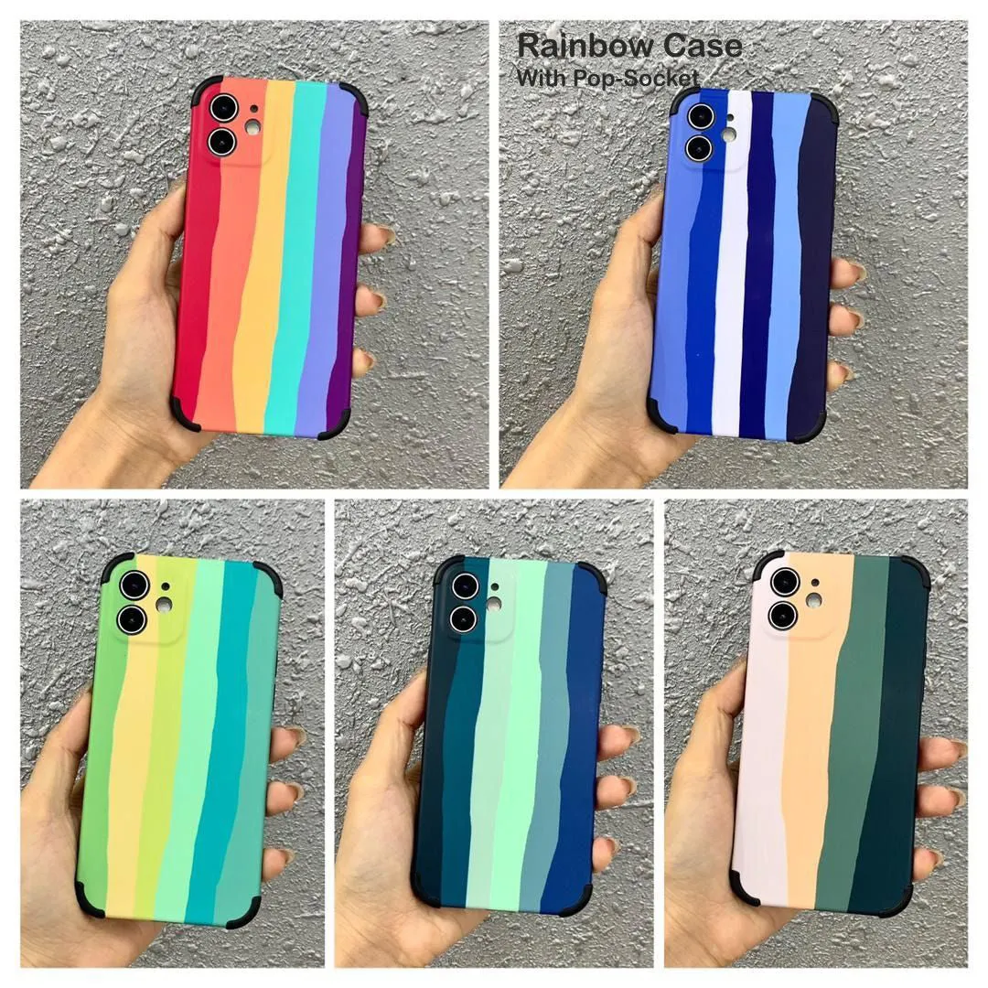 Rainbow With Holder Hard Case For Samsung