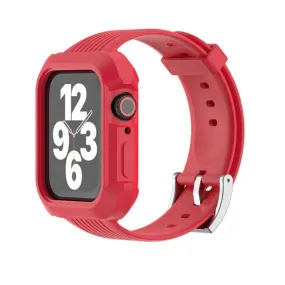 Red TPU Apple Watch Strap   Case 紅色塑膠 Apple 錶帶   保護殼 KCWATCH1200