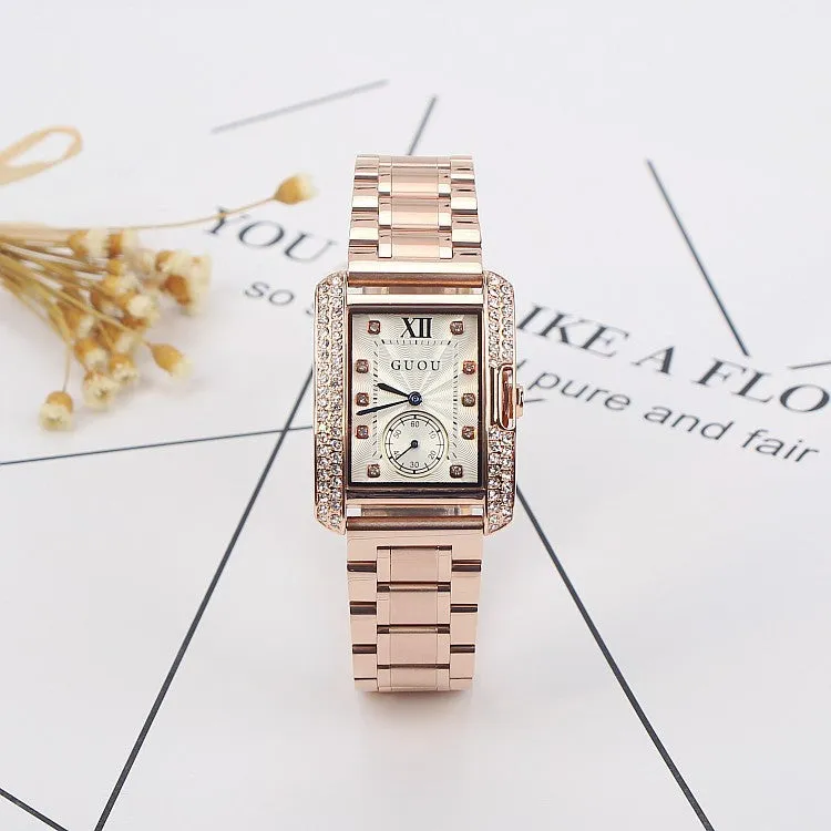 Retro Rose Gold Women's Watch