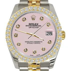 Rolex Datejust  Diamond Bezel/Orchid Pink Jubilee Watch TFJ-142507944