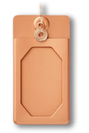 Rose Gold Silicone ID Case