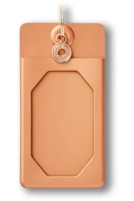 Rose Gold Silicone ID Case