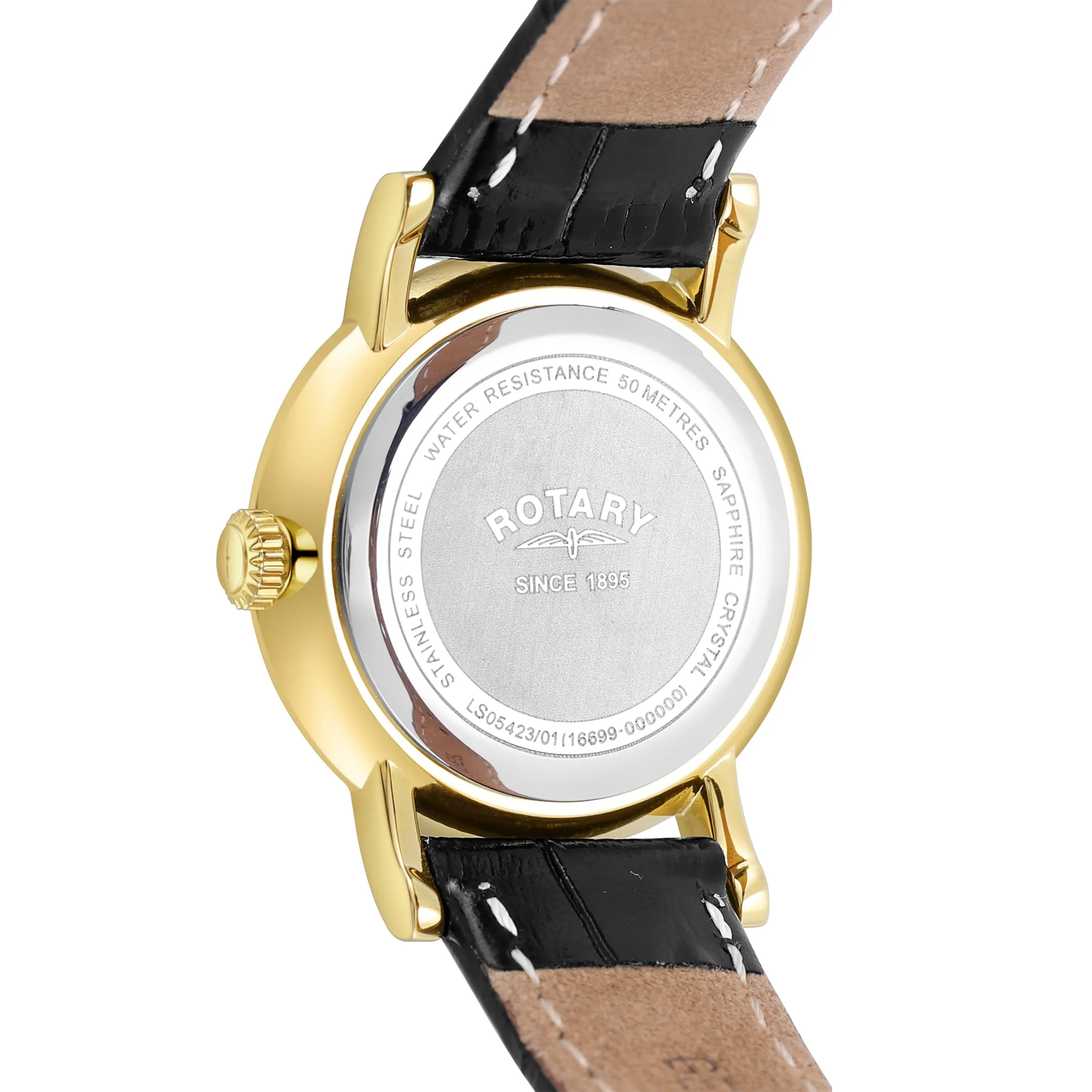 Rotary Windsor Ladies Gold Watch LS05423/01