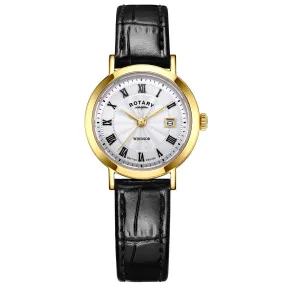 Rotary Windsor Ladies Gold Watch LS05423/01