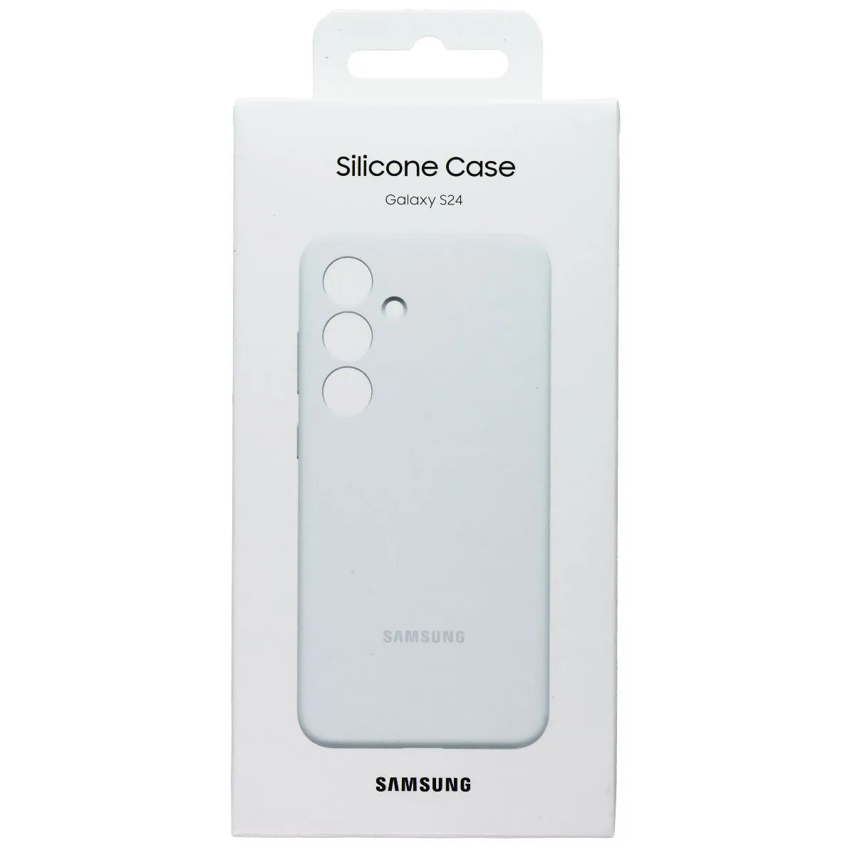 Samsung Official Silicone Case for Samsung Galaxy S24 - White (EF-PS921TWE)