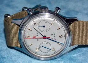 Seagull 1963 Pilot Chronograph Watch Zuan ST19 Movement Reissue