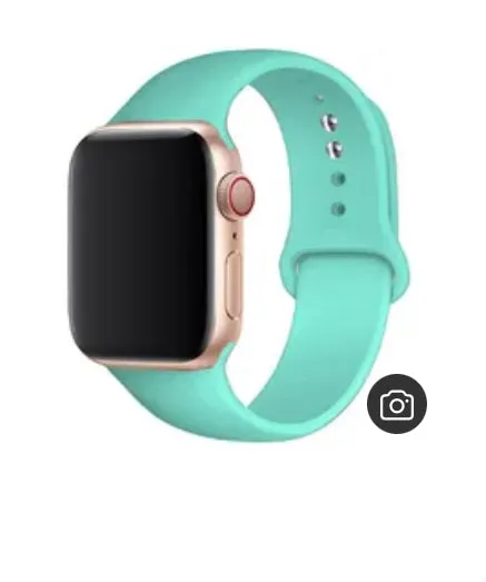 Silicone Apple Watch Band in Spearmint