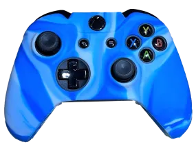 Silicone Cover For XBOX ONE Controller Skin Case Blue/White