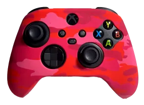 Silicone Cover For XBOX Series X/S Controller Case Skin - Red Camo