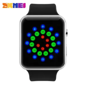 SKMEI 1176 3ATM waterproof Watch New Fashion LED Wristwatches Relogio Feminino Relojes Mujer Dress Bracelet