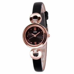 Small Leather Strap Bracelet Women's Watch