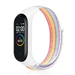 Smart Watch Nylon Woven Watch Band for Xiaomi Mi Band 3 / 4(Colour)