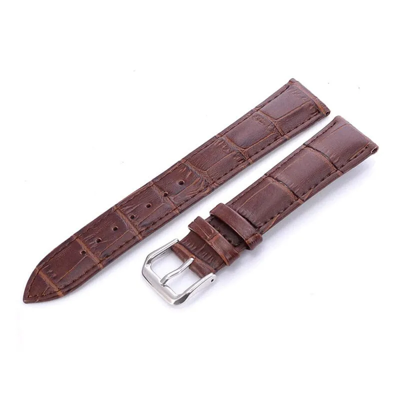 Snakeskin Leather Watch Straps Compatible with the Google Pixel Watch 2