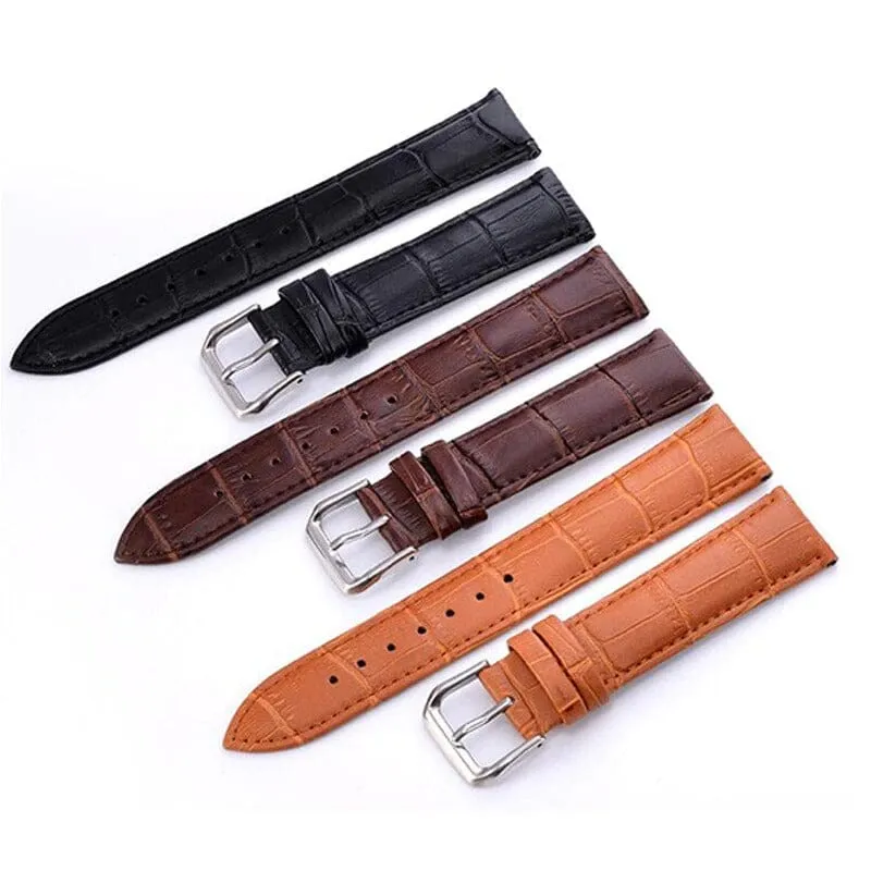 Snakeskin Leather Watch Straps Compatible with the Google Pixel Watch 2