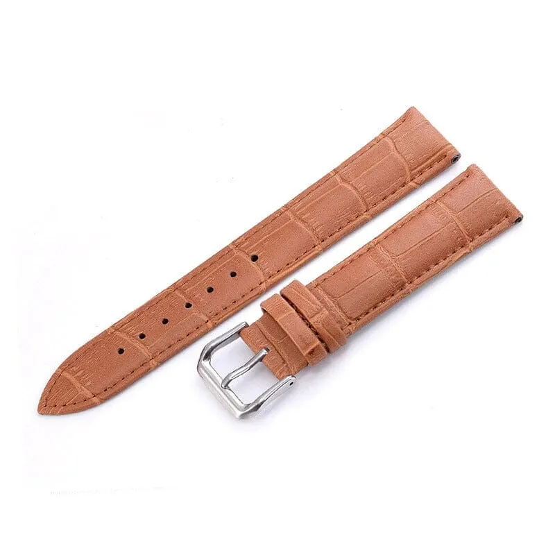 Snakeskin Leather Watch Straps Compatible with the Google Pixel Watch 2