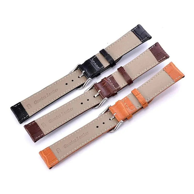 Snakeskin Leather Watch Straps Compatible with the Google Pixel Watch 2