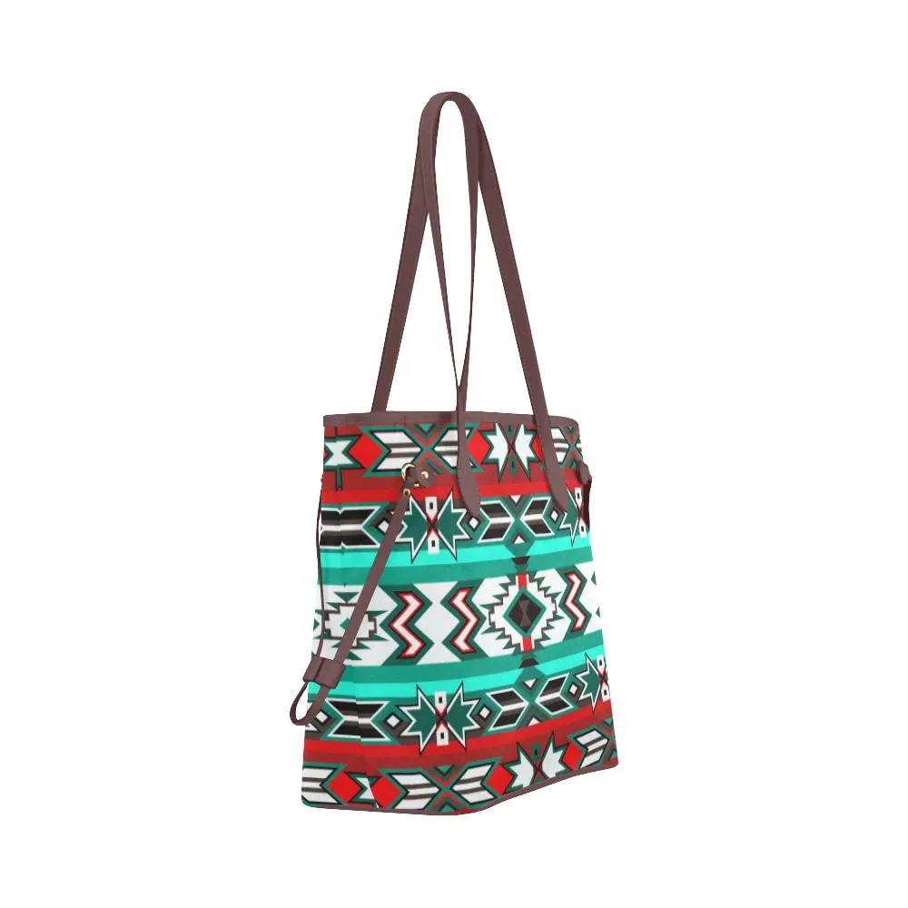 Southwest Journey Clover Canvas Tote Bag