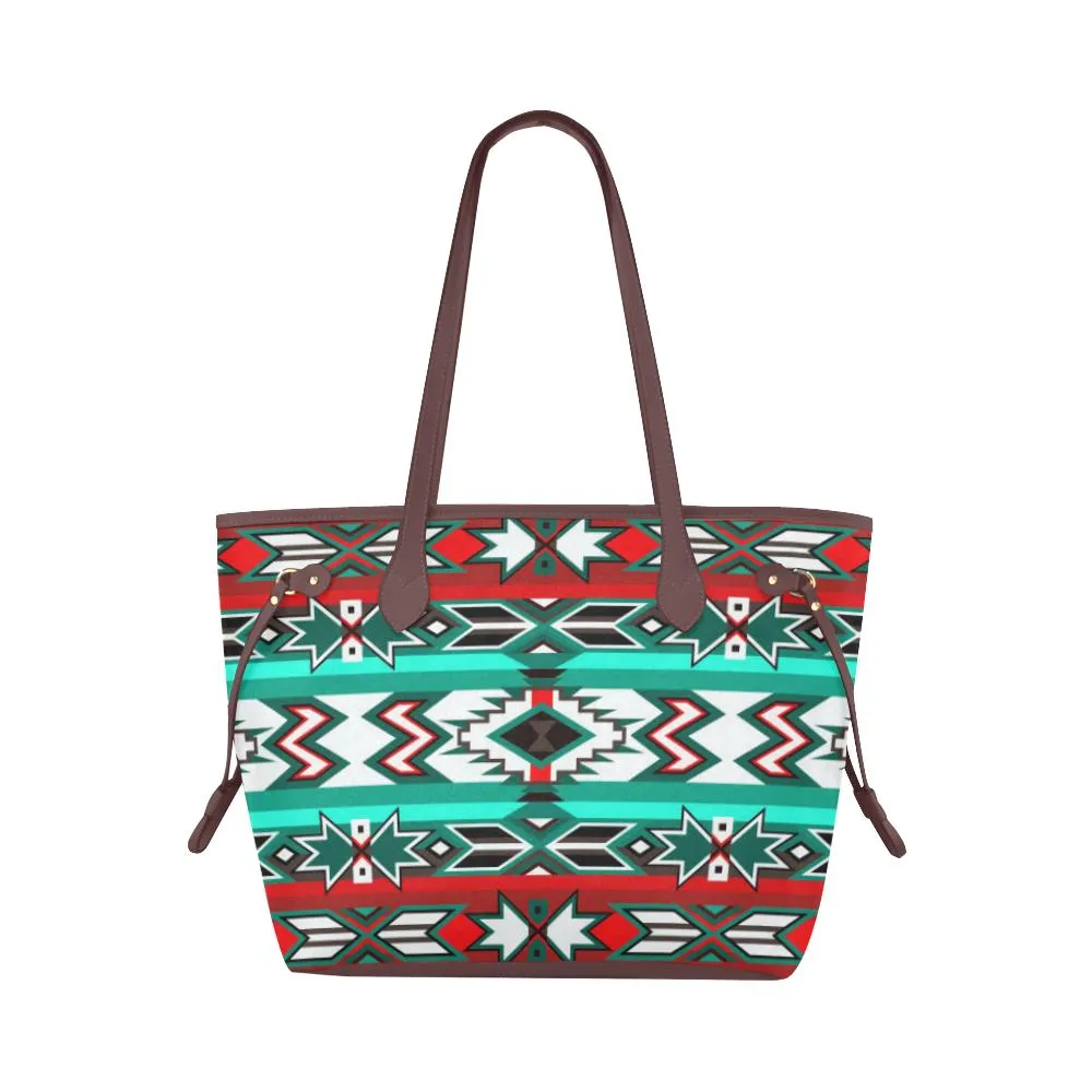 Southwest Journey Clover Canvas Tote Bag