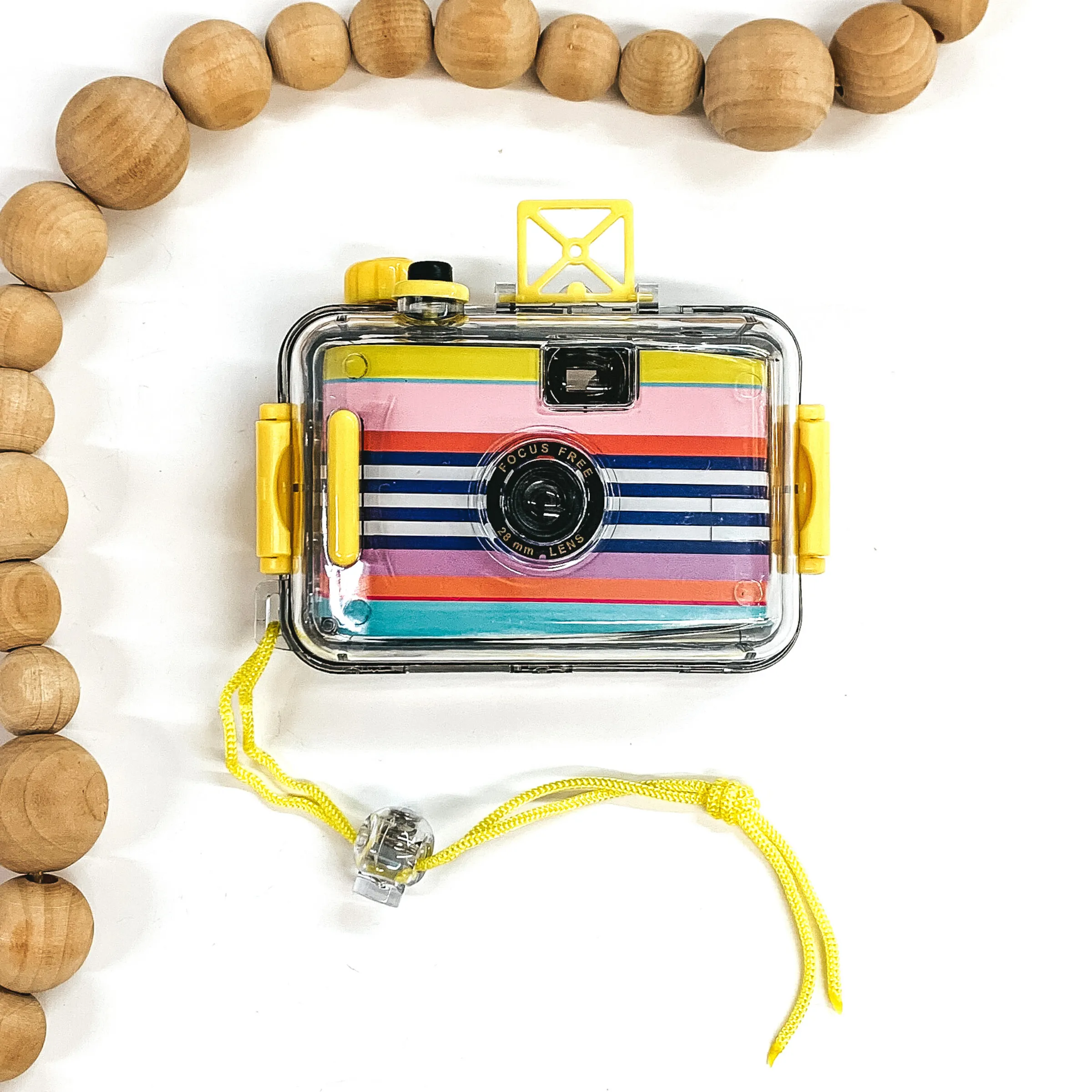 Striped Underwater Camera with Removeable Case